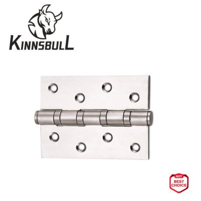 China Kinnsbull Modern High Quality Low Price 4 Inch SUS 201 Stainless Steel Ball Bearing Door Hinge 4 for sale