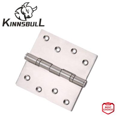 China Kinnsbull Durable Hot Sale 4 Inch 201 2 Stainless Steel Ball Bearing Heavy Duty Furniture Door Hinge for sale