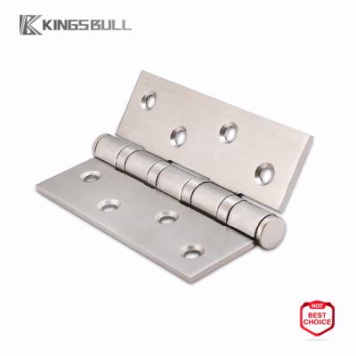 China Kinnsbull KB-DH403530-4BB 4 Inch SUS201 Steel Ball Bearing Butt Modern Stainless Door Hinge for sale