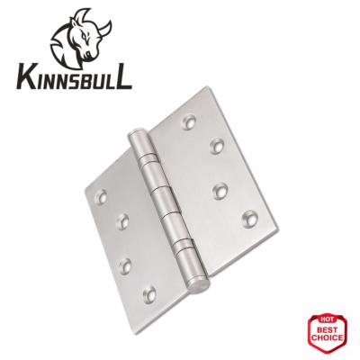 China Kinnsbull Interior Security 4 Inch 2 Ball Bearing SUS 201 Stainless Steel Modern End Hinge for sale