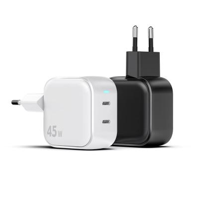 China Quick Charging Speed ​​Custom Type C PD 25W Wall Charger OEM Charger and 45W GaN Charger Dual Port USB C Phone Charger For Iphone/Samsung/Huawei for sale