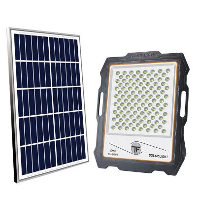 China Sports Stadiums Street 100w 200w 300w 400w Waterproof Outdoor Solar Flood Light Energy Saving Solar Reflector With Remote Control for sale