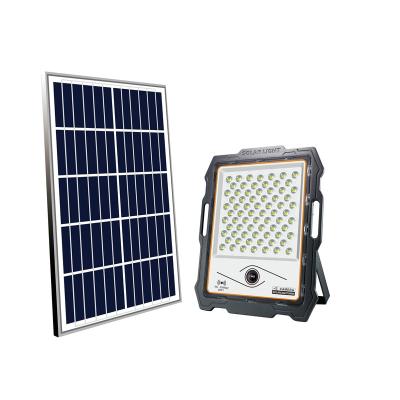 China Home Easy Operation 100w ROAD Solar Street Light With Waterproof Led CCTV Camera Flood Light Radar Detector for sale