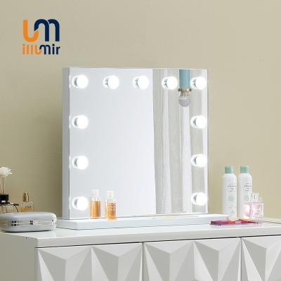 China ILLUMIR Luxury Lighted Beauty Table Top Light Up Hollywood Vanity Makeup Mirror for sale