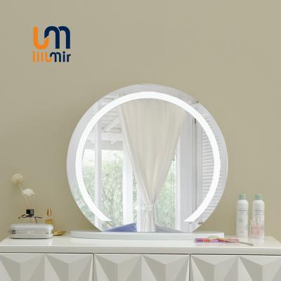 China Modern ILLUMIR Lighted Table Make Up Mirrors Illuminated Cosmetic Led Vanity Makeup Mirror for sale