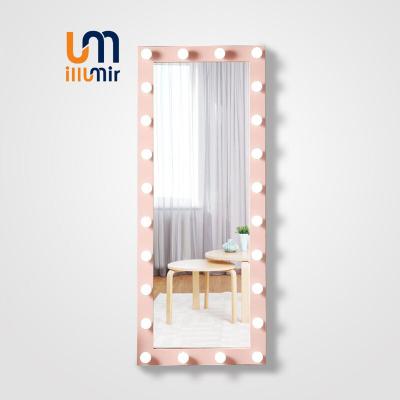 China ILLUMIR Hollywood Large Contemporary Vanity Mirror Wall Decor Lit Modern Large Full Body Floor Wall Mirror for sale