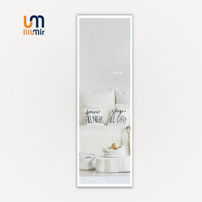 China Large Led Lights Mirror Industrial Full Mirror Standing Body With Bulb For Hotel Bathroom Cloakroom Washroom Hanging Luxury Modern Miro for sale