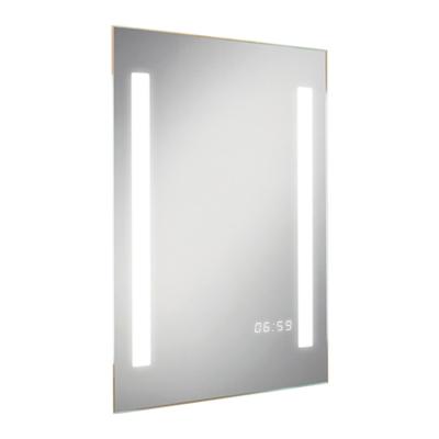 China With Shelf Illumir Bathroom Mirror With Lights Decorative Modern Luxury Large Hotel Bath Mirror for sale