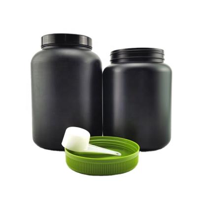 China 1200ml 3800ml 7L Medicine Pill/Powder White Plastic HDPE Round Packing Medicine Bottle For 3.5 Kg Maker for sale