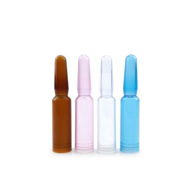 China Amber Blue Yellow Pink Black PE Cosmetic Packaging 3ml 10ml 10ml 15ml Clear Stock Eliquid Whitening Ampoule Serum for sale