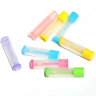 China Wholesale Cosmetic Clear Tubes Round Cute Lolipop Cute Short Clear Twist Lip Gloss Tube Top Custom for sale