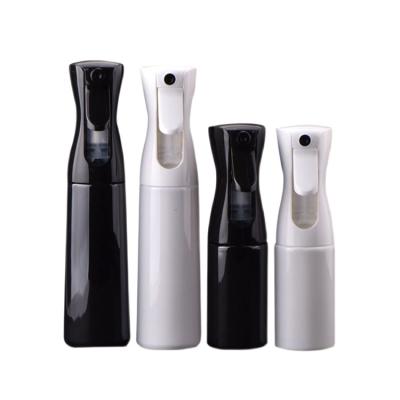 China Personal Care Clean Round Fine Facial Sustainable Plastic Continuous Spray Bottle Brown Spray 300ml 500ml With Spray Top For Travel for sale