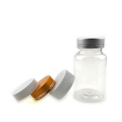 China Clear Pharmaceutical Plastic Pill Tablets Bottles Transparent Pill Capsule Bottle for sale