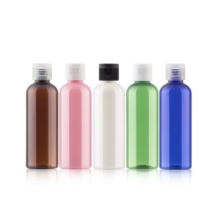 China 200ml shampoo cosmetic bottle with flip top cap/100ml flip cap bottle /plastic bottle with flip cap /plastic bottle with flip cap for sale