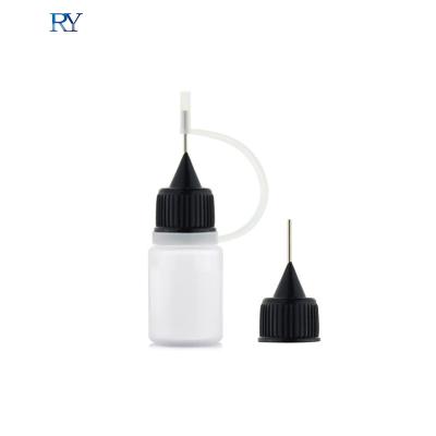 China 5ml 10ml 15ml 20ml 30ml 50ml high quality chemical PE plastic e-liquid dropper spout bottles for sale