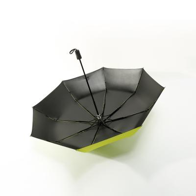 China Modern Design 3 Folds Manual Manual Small Umbrella Promotional Parasols For Sun Rain for sale