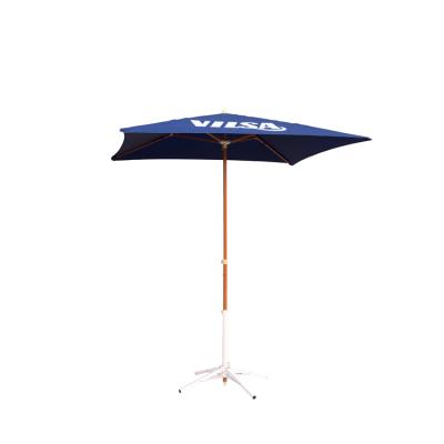 China 2019 New Design Cafe Square Umbrella Furniture Outdoor Heavy Duty Outdoor Windproof Umbrella Furniture UV Protection for sale