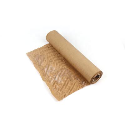 China Rolls Brown Recycled Honeycomb Cushion Honeycomb Paper Recyclable Custom Size Materials Size Honeycomb Wrapping Paper for sale