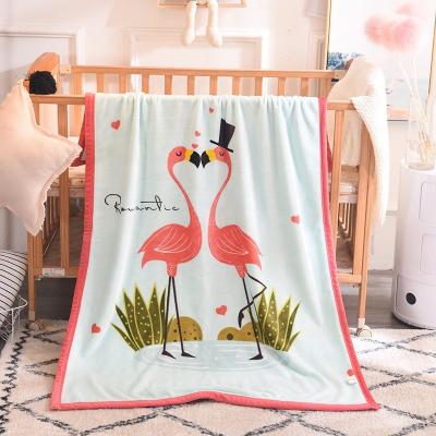 China Wholesale 100x140cm Baby Winter Flannel Anti-pilling Blanket for sale