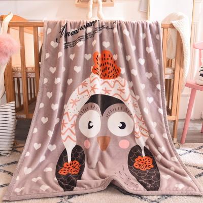 China Disposable Custom Baby Blankt Cheap Coral Fleece Blanket for sale