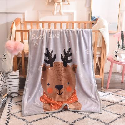 China 2020 Disposable Corduroy Fleece Winter Blanket For Winter Bed for sale