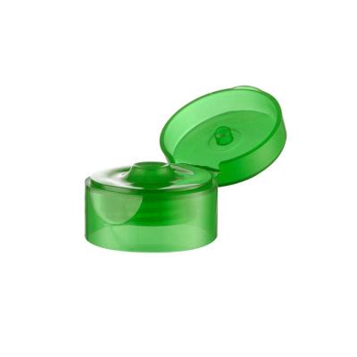 China Non Spill High End Plastic Green Screw Cap 38/400 Flip Top Cap For Bottle for sale