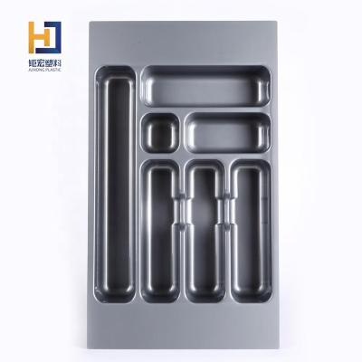 China Sustainable Kitchen Cutlery Tray Drawer Organizer For Kitchen Stuff And Tableware In Cabinet for sale