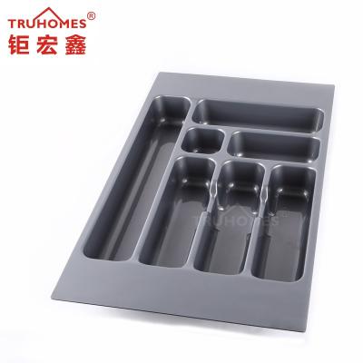 China Sustainable Expandable Cutlery Tray Adjustment Kitchen Drawer for sale