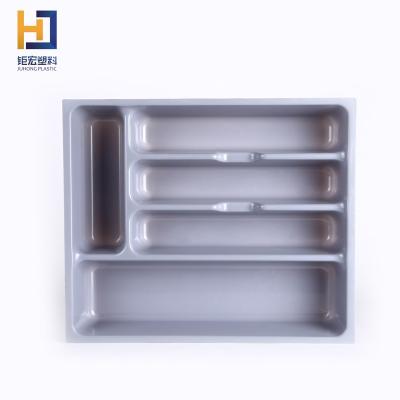 China Sustainable Kitchen Organization And Storage Cutlery Organizer Tray For Kitchen Stuff In Cabinet for sale