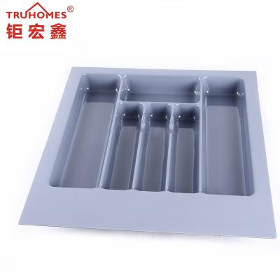 China Viable Plastic Cutlery Tray Compartment for Kitchen Drawer Organizer for sale