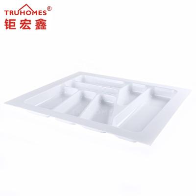 China Viable Cutlery Set Used Free Storage Space ABS Cutlery Tray Kitchen Cutlery Collector for sale