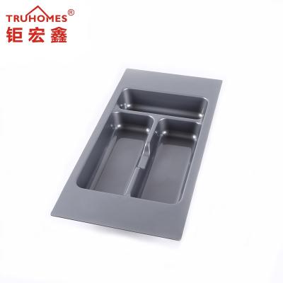 China Durable ABS Accessory Kichen Drawer Cutlery Storage Tray Plastic Eco - Friendly for sale