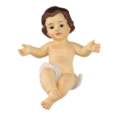 China Baby Jesus Painting Crafts from Jesus Statue Figurine Baby Jesus Painting from Europe Europe 15cm Nice for sale