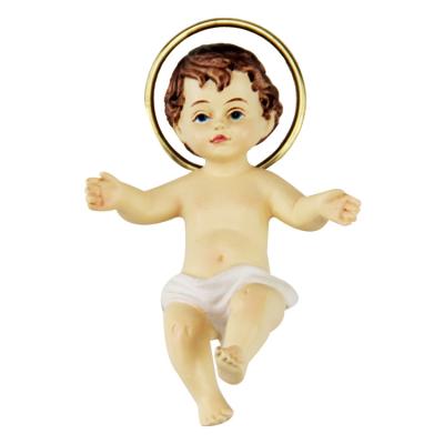 China Europe Christian Boy Jesus Figurine Religious Jesus with Baby Christian Halo Europe Statue 6cm for sale