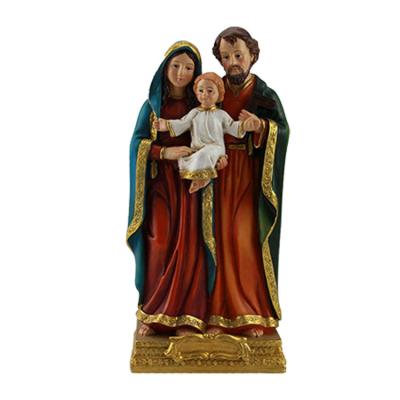 China Europe Europe 20cm High Quality Eesin Dots Family Religious Holy Statue for Holiday Decoration for sale