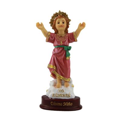 China Europe Figurine Manufacturer Europe 10cm Divino Nino Religious Tiny Statue for sale