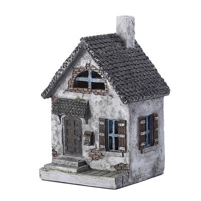 China Miniature European Fairy Europe House Statue Garden Decoration Home Accessories For Fairies for sale