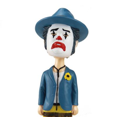 China Wholesale Cartoon Character Clown Europe And South America And South America With Costume Shake Head Dolls for sale