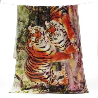 China Factory Price Low MOQ Sustainable High Quality Cotton Custom Printed Beach Towel for sale