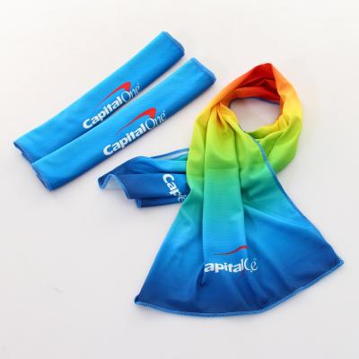 China QUICK DRY Polyester Printed Custom Ice Cool Cold Towel for sale