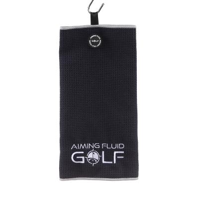 China High Quality Magnetic Golf Towel Microfiber With Magnet 40*60cm for sale