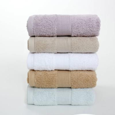 China QUICK DRY high quality thick hand towel with cam border with 8 colors are available for sale