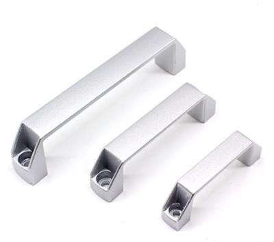 China Modern Silver Durable Aluminum Alloy Handle Aluminum Handles YD.T05.010 Profile Used On Indoor Furniture for sale