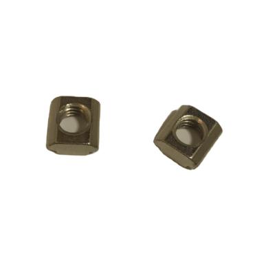 China Heavy Industry Nickel Plated Steel M4 M5 M6 Square Threaded Hammer Profile Nut For 3030 Series Aluminum Profile for sale