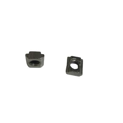 China High quality heavy industry square nut steel t shaped drop in t nut for aluminum profile for sale