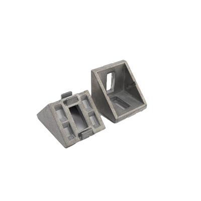 China Alu Alloy Material 90 Degree Aluminum Right Angle Bracket for sale