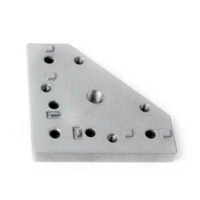 China M12 M14 M16 M20 Aluminum Junction Plate Flat Connecting Plate For Special For Fuma Universal Wheel Foot Cup Anchor for sale