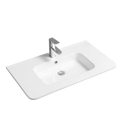 China JM4014-81 810*460*145 Modern Modern Ceramic Sink Bathroom Commercial Hand Wash Square Basin for sale