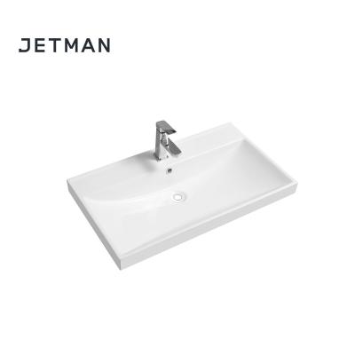 China JM5409-805 805*460*165 Modern Rectangular Bathroom Hand Basin Prices Ceramic Porcelain Sink for sale