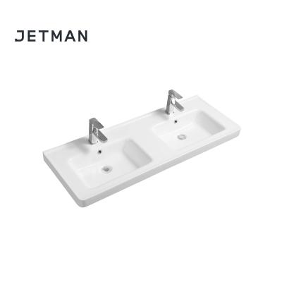 China JM5094SP 1210*475*160mm Modern Rectangular Bathroom Toilet Vanity Counter Top Basin for sale